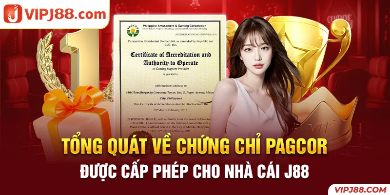 Chứng chỉ PAGCOR giúp khẳng định nhà cái uy tín