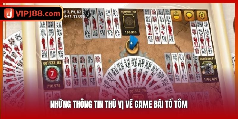 Những thông tin thú vị về game bài Tổ Tôm