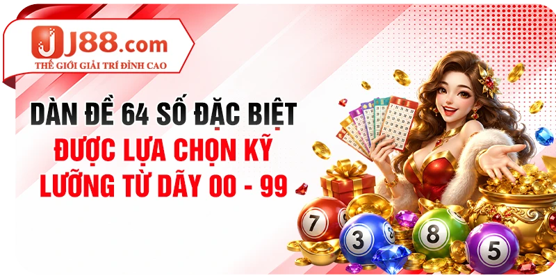 Dàn đề 64 số đặc biệt được lựa chọn kỹ lưỡng từ dãy 00 - 99